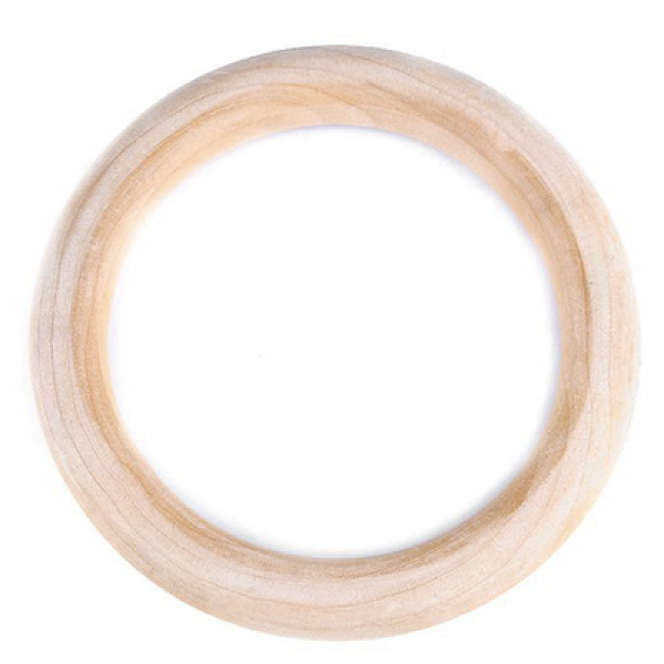 Makramee Holzring Ø 11 cm